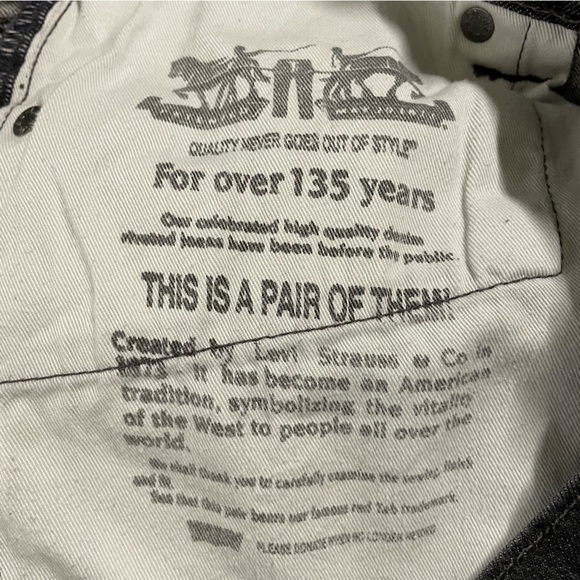 Levi’s Black 510 Jeans 36x32 - Picture 10 of 10